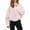 1# Pink, variant on Huankd Womens Fleece Zip Up Jacket Fuzzy Sherpa Jacket Casual Teddy Coats Winter Outerwear with Pockets Pink XL