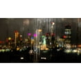 thumbnail image 2 of Shpek, Andrey 24x15 Black Ornate Wood Framed with Double Matting Museum Art Print Titled - Wet Glass Manhattan view, 2 of 4