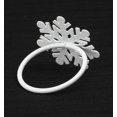 thumbnail image 3 of EcoNesxp Beaux Flocons de Neige Classiques Blancs Ensemble de 4 Pcs, 3 of 5