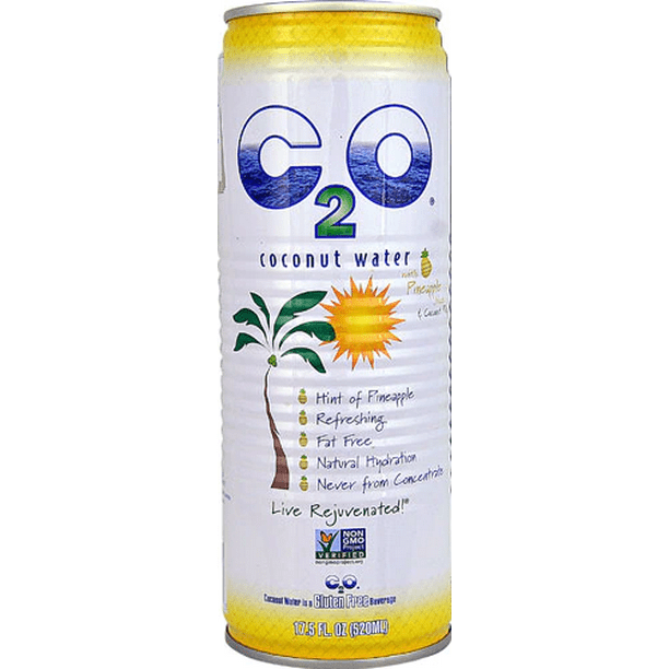 C2O Coconut Water with Pineapple Juice & Coconut Pulp 17.5 fl oz Pack