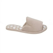 DF by Dearfoams Women's Micro Fiber Terru Open Toe Scuff Slipper