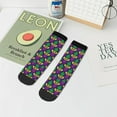 thumbnail image 7 of Pofeuu Mardi Gras Carnival3 Print 30cm Socks, Adult Running Hiking Socks for Youth and Adult, 7 of 7
