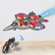 thumbnail image 4 of Avión de control remoto,Avión de control remoto,cuadricóptero a reacción,helicóptero,Avión de combate RC de juguete volador para exteriores para niños,Planeador de con 3 baterías, 4 of 6