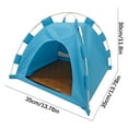 thumbnail image 3 of Foldable Pet Tent Outdoor Dog House Portable Pet Supplies with Removable Bed for Easy Cleaning, Comfortable & Sesolution Shelter for Camping, Beach, Hiking, and Home Use for Dogs and Small, 3 of 9