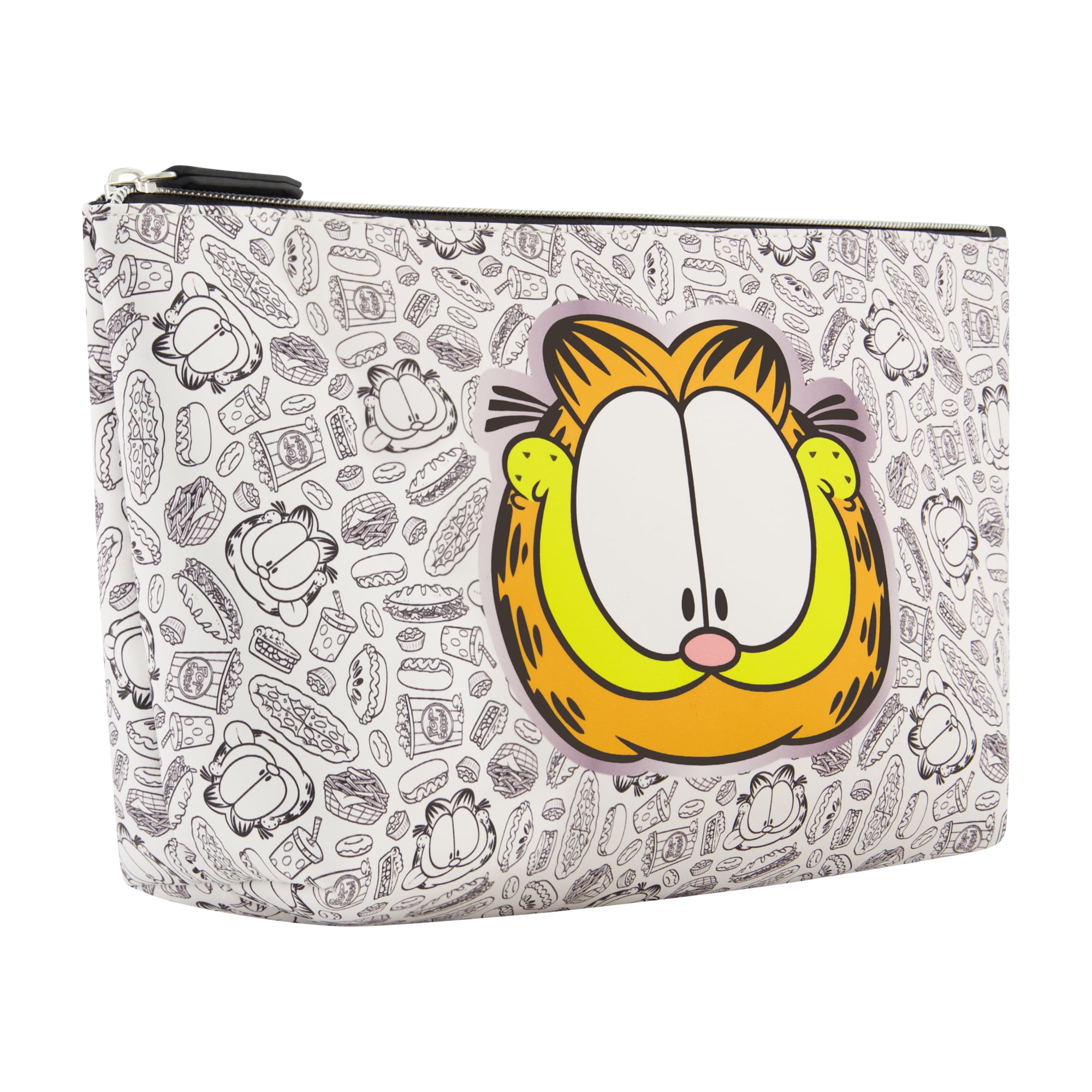 Garfield Women's Makeup Bag, Small Travel Cosmetic Zipper Pouch Organizer, Multi