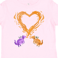 thumbnail image 4 of Inktastic Fire Heart Dragons Boys or Girls Toddler T-Shirt, 4 of 5