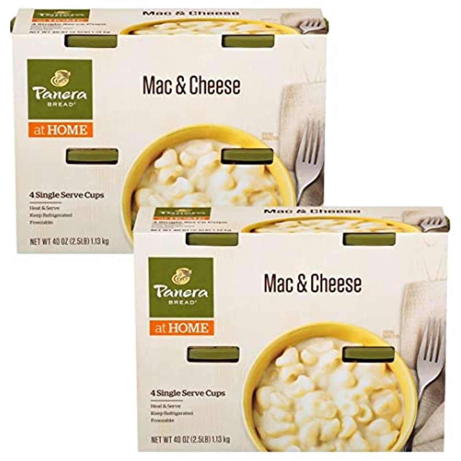 Gourmet Kitchn Panera Bread At Home Mac & Cheese 4 Single Serve Cups