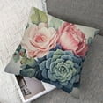 thumbnail image 7 of Acheng Cactus Succulent Plants Pillow Covers Watercolor Flower with Leaves Cushion Cover  Home Decorative Pillow Case for Sofa Bed Decor Set of 2 18x18in, 7 of 7