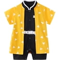 thumbnail image 3 of Lindo bebé niño niña mameluco recién nacido Anime Onesie niño Halloween Cosplay mono traje ropa, 3 of 5