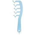 thumbnail image 1 of AMERTEER Portable Z Shape Comb Distribution Seam Comb Hair Root Fluffy  Wide Tooth Large Hair Detangling Comb  Hair Styling Tool for Create Hairline[Blue], 1 of 3