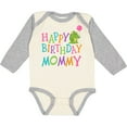 thumbnail image 3 of Inktastic Happy Birthday Mommy Party Boys or Girls Long Sleeve Baby Bodysuit, 3 of 5