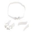 thumbnail image 4 of Unique Bargains 1 Pc Adjustable Waist Belt Heart Pattern Waist Cord White, 4 of 5