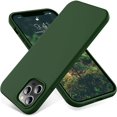 thumbnail image 1 of Compatible avec Étui iPhone 12 Pro Max 6.7 Pouces(2020), [Série Toucher Doux et Soyeux] Étui de Protection en Silicone Liquide Premium (Clover), 1 of 4