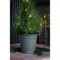 thumbnail image 3 of HC Companies ECA12000 12 In Eclipse Planter w/ Attached Saucer, Warm Gray, 3 of 4