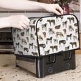 thumbnail image 7 of Lsque Cow Print 4 Slice Toaster Cover , Kitchen Appliance Dustproof Protector , Toaster Protector Dustproof Kitchen Appliance Cover, 7 of 7