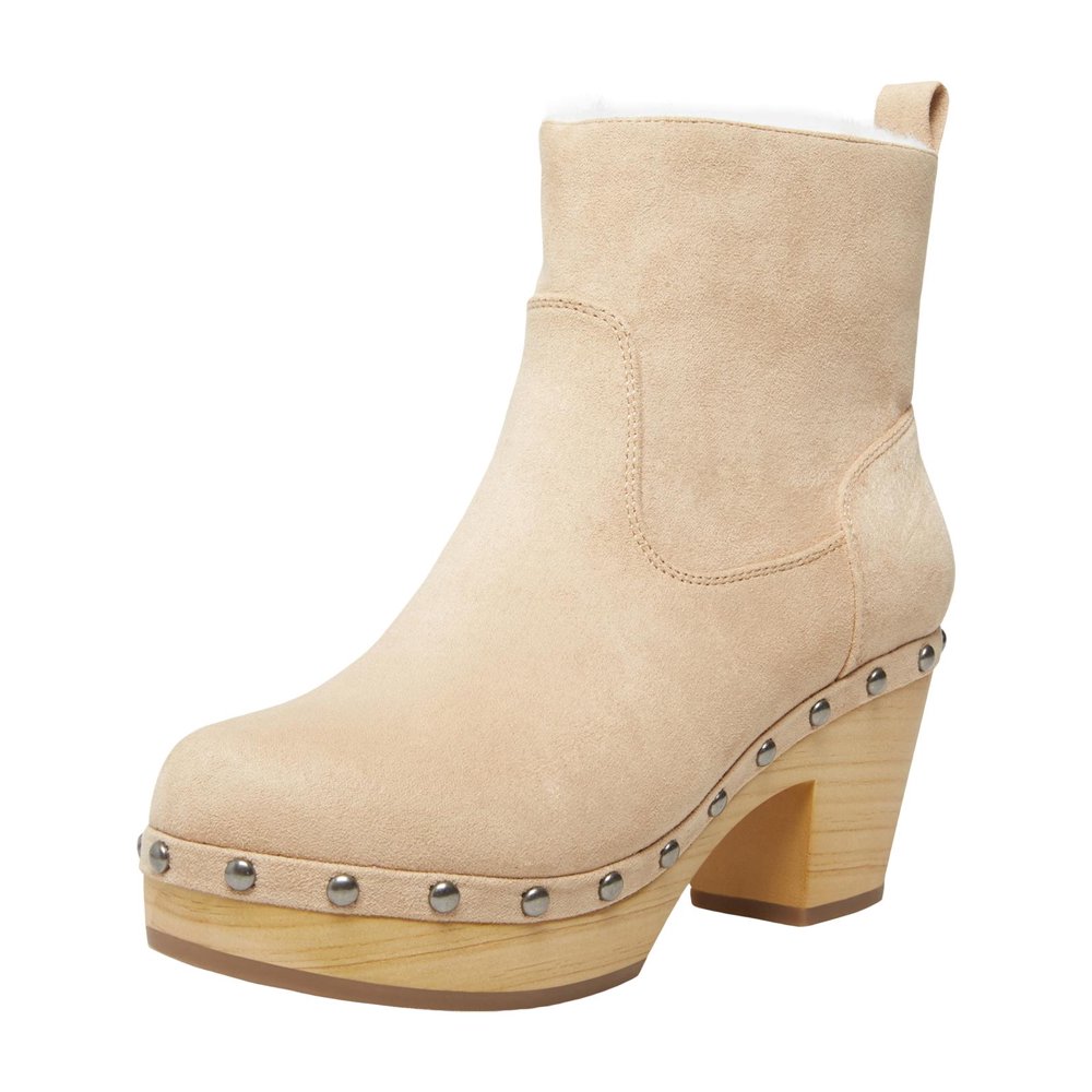 Madden Girl Madden Girl Womens Svet Faux Suede Faux Fur Lined Booties