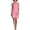 Pink, variant on Womens Dresses Summer Women's Effortless Sleeveless Button Front Casual Midi Dress V Neck Sleeveless Mini Relaxed Fit Everyday Ensemble Solid Black L