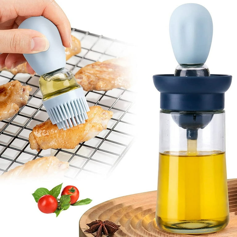 Olive Oil Bottle With Silicone Brush – Kitchen Sidekiks