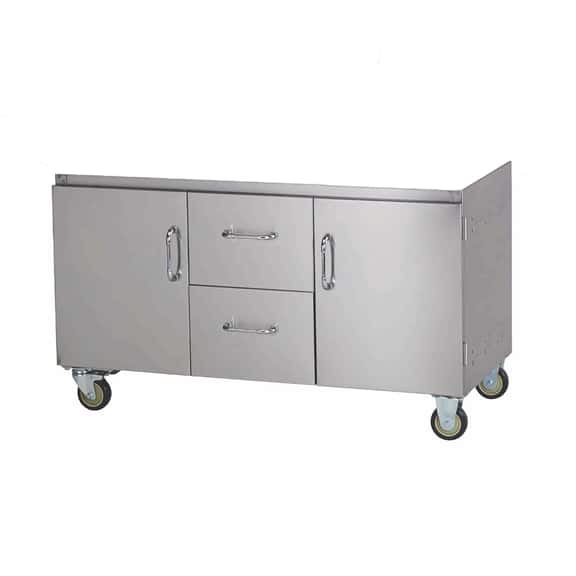 Bull Outdoor Products 7-Burner Premium Stainless Steel Grill Cart (Bottom Only)