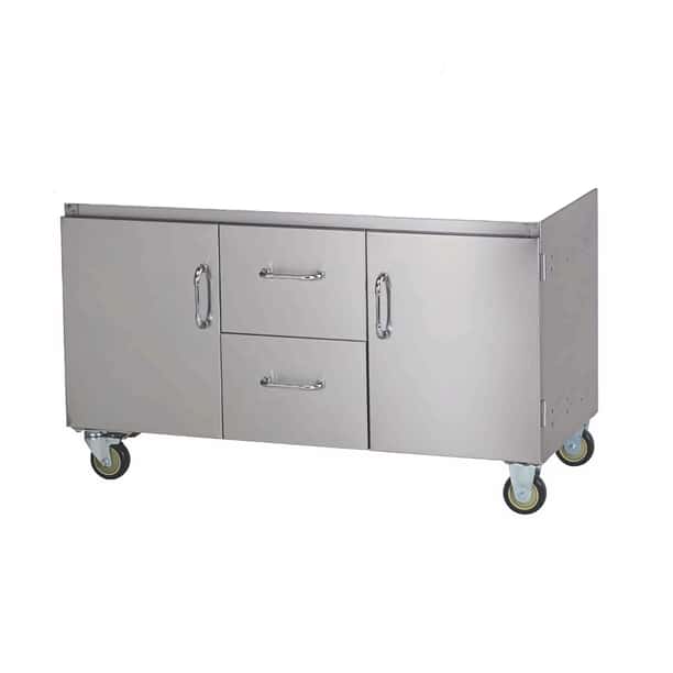 Bull Outdoor Products 7Burner Premium Stainless Steel Grill Cart