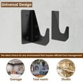 thumbnail image 4 of AEVXKHI 2PCS Floor Jack Stand Rack Wall Mount Organizer, Carbon Steel Floor Jack Stand Wall Mount Practical Garage Storage Hook for Garage, 4 of 10