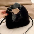 thumbnail image 2 of Bolso de peluche de hada de moda para influencers, nuevo modelo de invierno 2025, bolso de mano lindo, bolso de mujer de peluche, bolso de hombro y bandolera., 2 of 9