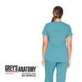 thumbnail image 2 of Grey's Anatomy 2-Pocket V-Neck Shirred Back Top, 2 of 2