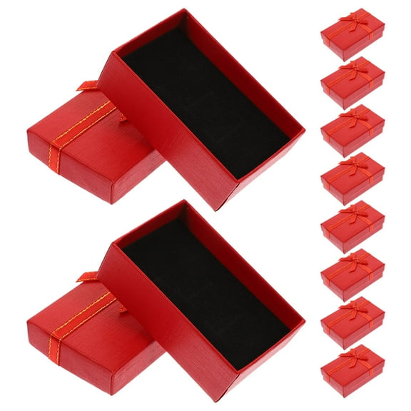 WORGEOUS  10 Pcs Jewelry Box Christmas Boxes Versatile Gift
