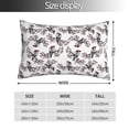 thumbnail image 2 of Cauagu Bird Print Pillow Covers with Envelope Closure,1PC Pillow Cases Decorative Pillow Case for Bed & Couch, Pillows Not Included-14"x20", 2 of 6