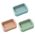 thumbnail image 4 of Support De Rangement Pour Savon De Toilette,Double Couche,Rangement De Salle De Bain,Gain De Place,Montage Mural,Résistant À La Rouille,Pour Maison,Hôtel,Cuisine,PENDANE,Green, 4 of 8