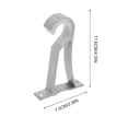 thumbnail image 5 of KAKOWELY 10 Pcs Supports Simples pour Tringle à Rideaux Fournitures pour Tringle à Rideaux Supports Modernes pour Tringle à Rideaux,4.57"X2.95"X0.67 Pouces, 5 of 5