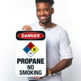 thumbnail image 2 of Propane No Smoking Sign, OSHA Danger Sign,, 2 of 8
