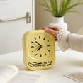 AOOOWER Analog Table Clock Shelf Desk Clock Home Decors for Fireplaces ...