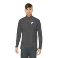 thumbnail image 4 of Yin-Yang - Purple - Unisex Quarter-Zip Pullover, 4 of 4