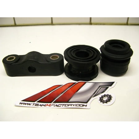 Acura Red Bushings - MFactory Honda Acura B-Series Solid Shifter Bushings MF-TRS-11B