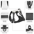 thumbnail image 6 of Salouo Anchors for Dog Harness, No-Pull Pet Harness Adjustable Dog Vest No-Choke Reflective Pet Vest for Small, Medium & Large Dogs for Training & Walking-Medium, 6 of 6