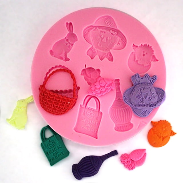 Xihbxyly Molde de Epoxi de Cristal Diy, Diseño de Cesta con Temática Animal, Dureza de Grado Alimenticio, Fácil de Desmoldar, Manualidades Divertidas, Decoración Del Hogar, Tamaño 9X9X2 Cm, Peso 100