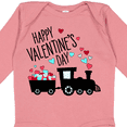 thumbnail image 4 of Inktastic Happy Valentine's Day- train Boys or Girls Long Sleeve Baby Bodysuit, 4 of 5