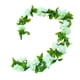 thumbnail image 1 of Arreglo floral de enredaderas artificiales de simulación con hojas verdes falsas Blanco, 1 of 9