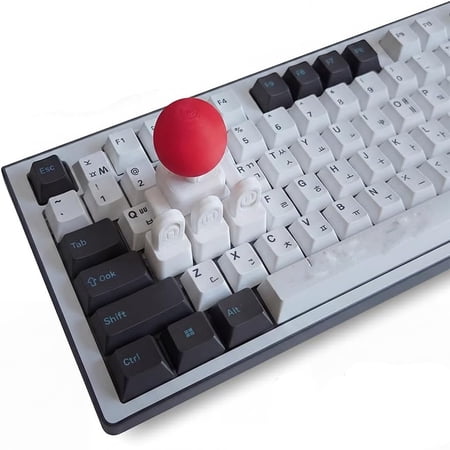 3D Printed Keyboard Joystick Keycap Mechanical Arcade Stick Adapter for WASD Retro Gaming Accessory 4-Key Linkage Mod Mini Fighting Controller DIY Novelty Analog Button Attachment Blue