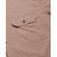 thumbnail image 3 of Camisa Carhartt de Corte Holgado, Peso Medio, Chambray Negro XXL, 3 of 4