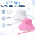 thumbnail image 3 of Summer Sun Hat, Adjustable Beach Hat with Wide Brim, 3 of 6