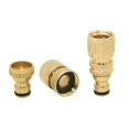 5set 1/2 3/4 Garden Hose Quick connector water tap metal threaded water