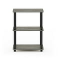 thumbnail image 4 of Furinno Turn-N-Tube No Tool 3-Tier Storage Shelf, French Oak/Black, 4 of 5