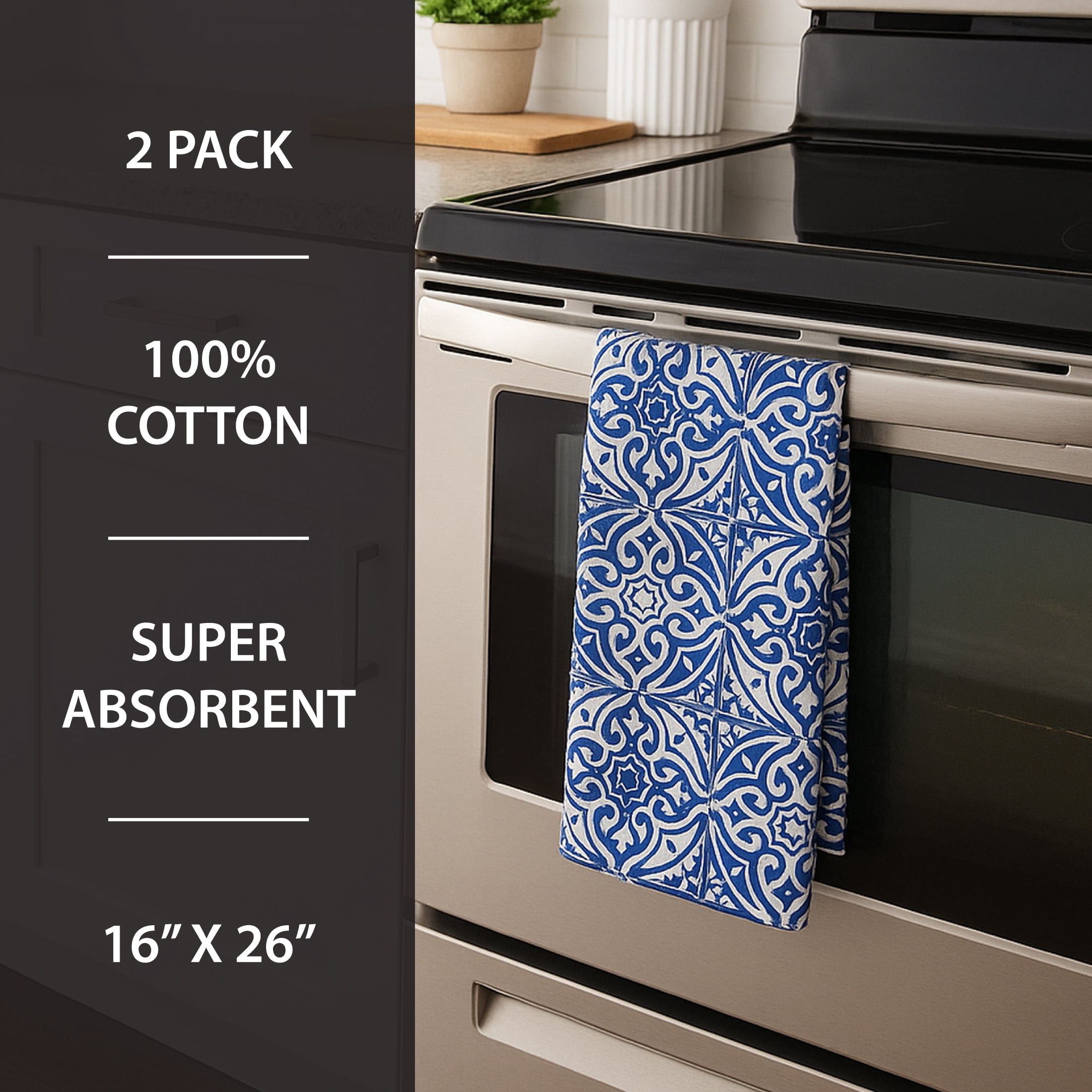 Cuisinart Oversized Kitchen Towels, 2 pack
