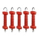 thumbnail image 1 of 5 piezas de aisladores para manija de puerta de cerca eléctrica, piezas de repuesto para rancho de pastoreo Rojo, 1 of 9