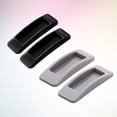 thumbnail image 2 of KAKOWELY ABS Door Handle 4PCS Rectangular Adhesive Auxiliary Door Window Handle Multi-purpose Refrigerator Cabinet Handle Drawer Handle Sliding Door Handle (2 Grey + 2 Black), 2 of 4