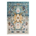 thumbnail image 3 of Unique Loom Madeline Vintage Collection Area Rug - Jackson (6' x 9' Rectangle Teal/Ivory), 3 of 7
