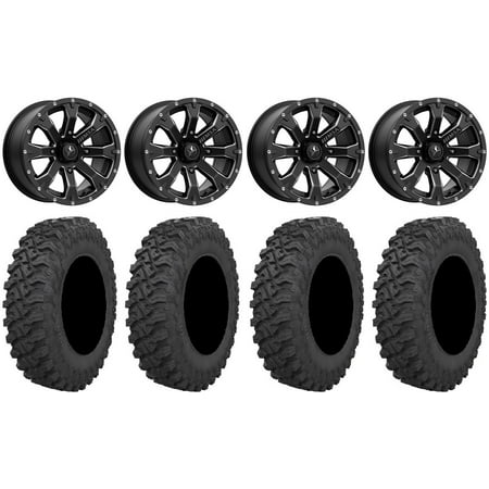 MSA Bounty 15 Wheels Black 33 Pro Runner Tires Can-Am Commander Maverick Renegade Outlander Defender MSA Bounty 15 Wheels Black 33 Pro Runner Tires Can-Am Commander Maverick Renegade Outlander Defender