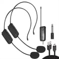 thumbnail image 4 of 2.4G -Mounted Wireless Lavalier Microphone Set Transmitter with Receiver for Amplifier Voice Speaker Teaching Tour, 4 of 8